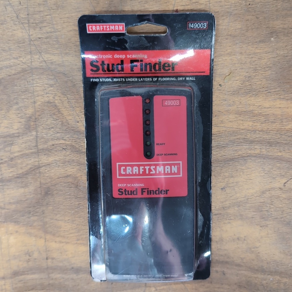 VTG CRAFTSMAN Deep Scanning Stud Finder 49003 Unused In Original Box Sears Tool